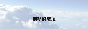 别墅的房顶