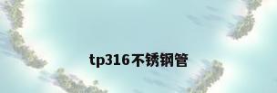 tp316不锈钢管