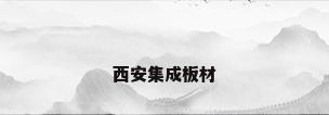 西安集成板材