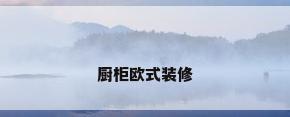 厨柜欧式装修