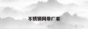 不锈钢网带厂家