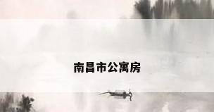 南昌市公寓房