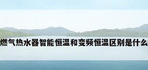 燃气热水器智能恒温和变频恒温区别是什么