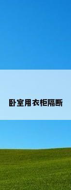 卧室用衣柜隔断