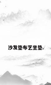 沙发垫布艺坐垫.