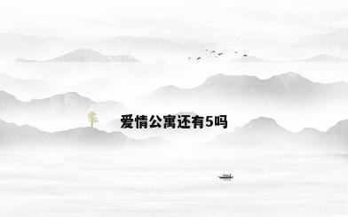 爱情公寓还有5吗