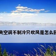 中央空调不制冷只吹风是怎么回事