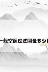 一般空调过滤网是多少目