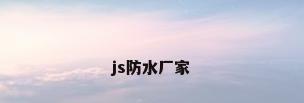 js防水厂家