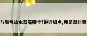 空气能热水器与燃气热水器买哪个?说详细点,我是湖北黄冈地区,六层...