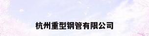 杭州重型钢管有限公司