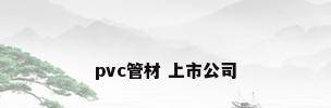 pvc管材 上市公司